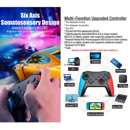 YLW MG25Z Wireless Controller: Bluetooth Gamepad for Lag-Free Gaming on Nintendo Switch